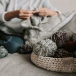 How to knit basket